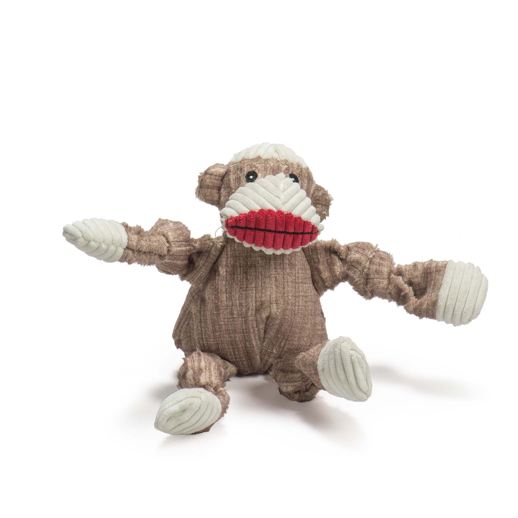 Stuey Sock Monkey Knottie, juguete de peluche para perro, foto 4