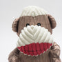 Stuey Sock Monkey Knottie, juguete de peluche para perro, foto 6