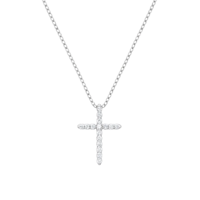 Faith Cubic Zirconia Cross Pendant Necklace, photo 10