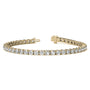 Pulsera tenis con diamantes cultivados en laboratorio de 6.5 CTW en oro de 14K, foto 5