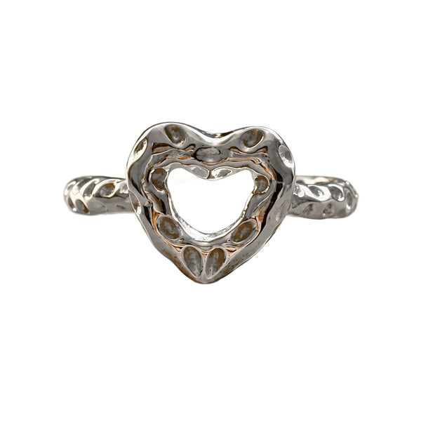Hammered Heart Ring, photo 2