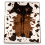 PupProtector Waterproof Throw Blanket, Brown Faux Cowhide
