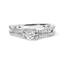 5/8 Ct. T.W. Diamond Split Shank Engagement Ring in 14K White Gold, photo 1