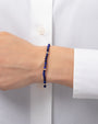 14K Gold Blue Lapis Segment Bead Bracelet, photo 3