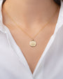 14K Gold Diamond Queen Bee Medallion Pendant, photo 2