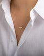 14K Gold Diamond Evil Eye Necklace, photo 4