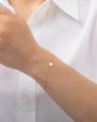 Pulsera de corazón en oro de 14K, foto 3