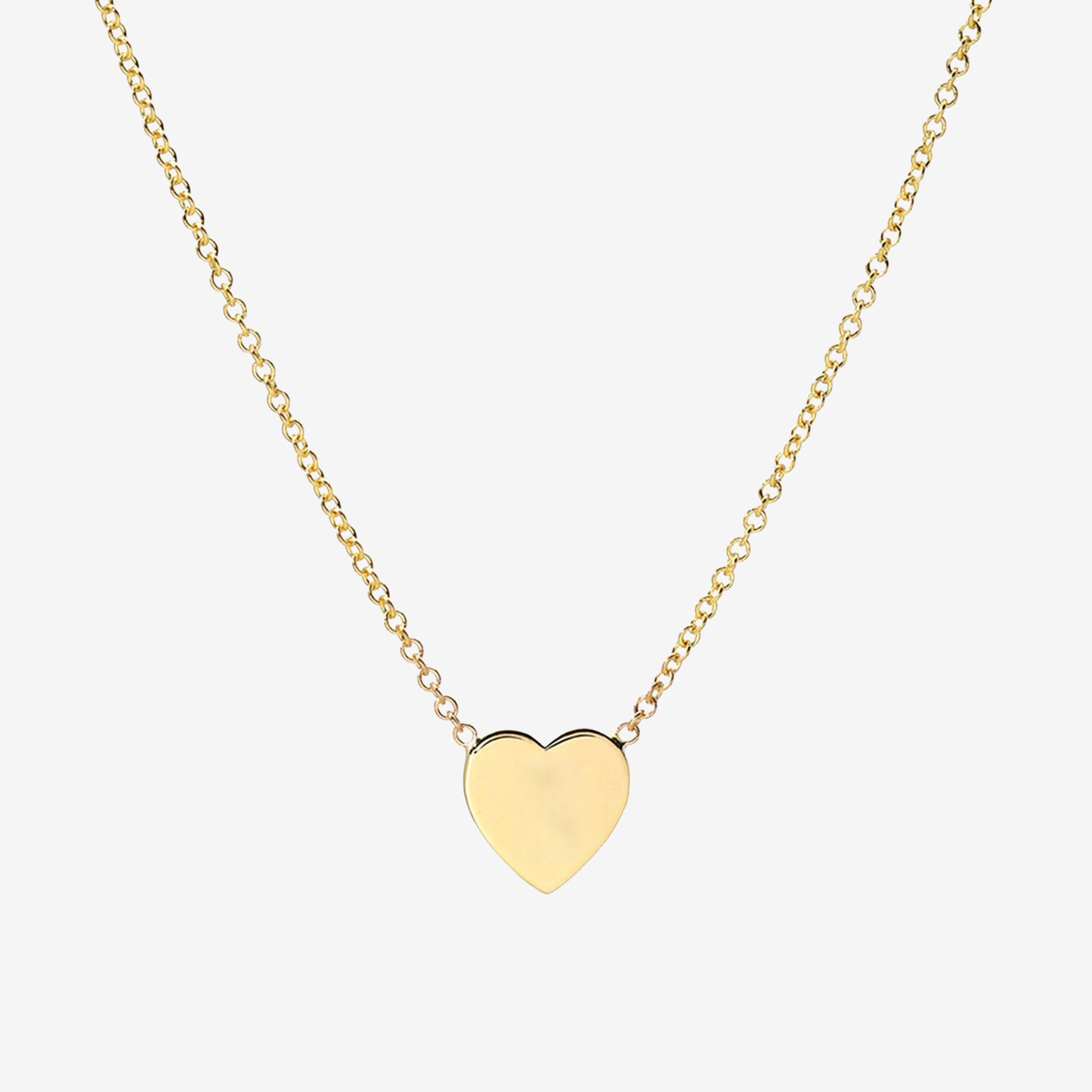 Kids 14K Gold Heart Necklace, photo 1