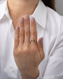 Anillo Paper Clip en oro amarillo de 14K, foto 2