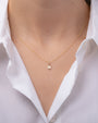 14K Gold Paw Print Necklace, photo 2