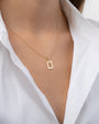Collar de reina de corazones en oro de 14K, foto 3