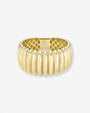 14K Gold Ribbed Ring, photo 1