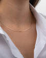 Collar de cadena de serpiente en oro de 14K, foto 9