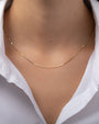 Collar de cadena de serpiente en oro de 14K, foto 8