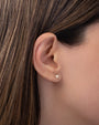 14K Gold Tiny Butterfly Stud Earring, photo 3