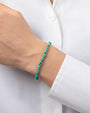 14K Gold Turquoise Segment Bead Bracelet, photo 3