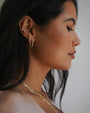 14K Gold Diamond Ear Cuff, photo 6