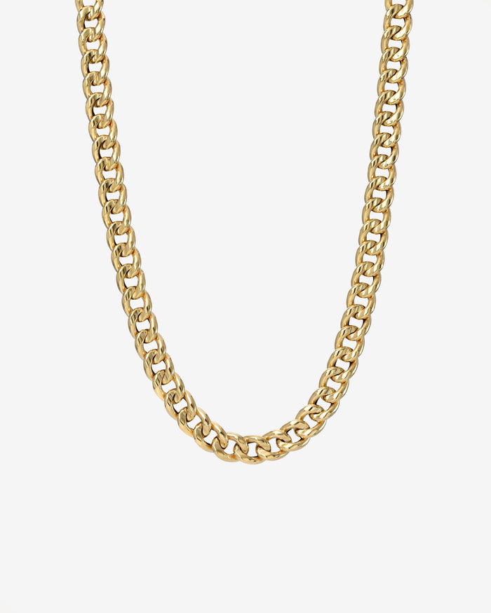 Collar de cadena Miami Cuban grande en oro de 14K, foto 1