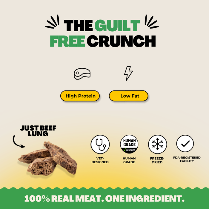 Freeze-Dried Beef Lung Dog Treats, photo 3