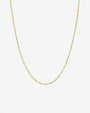 Collar de cadena Baby Figaro en oro de 14K, foto 1