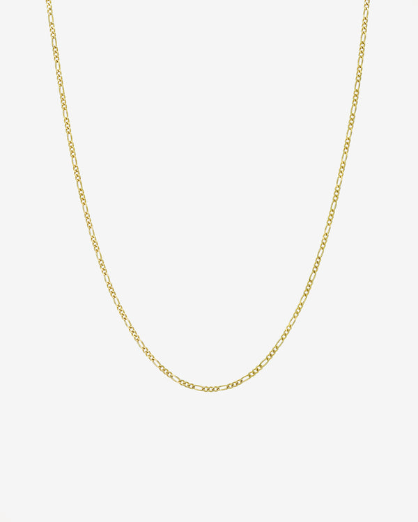 Collar de cadena Baby Figaro en oro de 14K, foto 1
