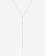 Bezel Diamond Station Lariat Necklace, photo 1