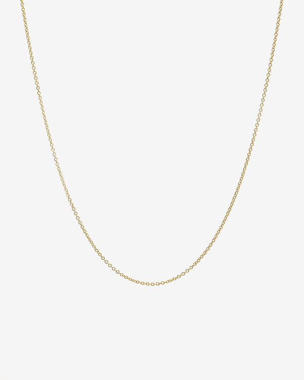 Collar de cadena de eslabones tipo cable en oro de 14K, foto 1