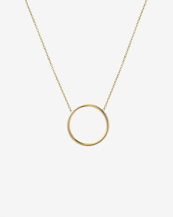 Collar de círculo en oro de 14K, foto 1