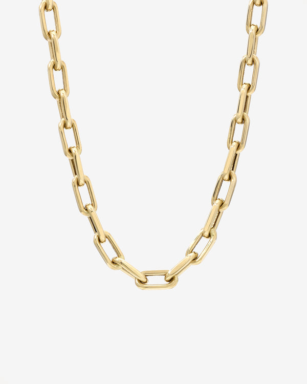 Collar de eslabones abiertos extra grandes en oro de 14K, foto 1