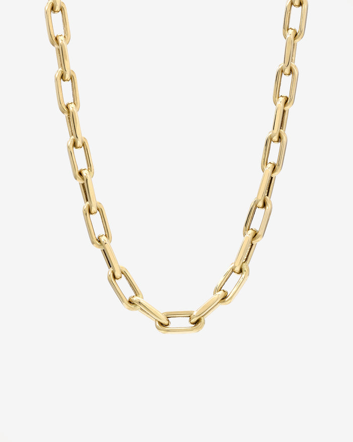 14K Gold Extra Large Open Link Chain Necklace, photo 1