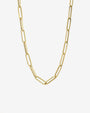 14K Gold Extra Large Paper Clip Chain Necklace, photo 1