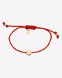 Pulsera Fortune con corazón y diamante en oro de 14K, foto 1