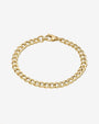 Pulsera de cadena barbada de eslabones grandes en oro de 14K, foto 1