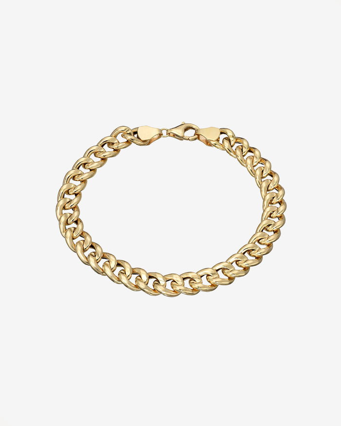 Pulsera Miami Cuban grande en oro de 14K, foto 1