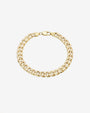 14K Gold Large Miami Cuban Link Anklet, photo 1