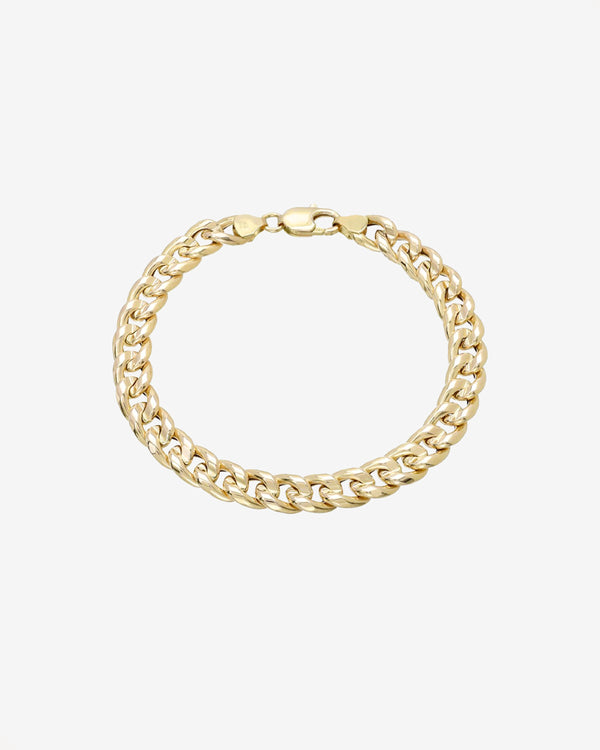 14K Gold Large Miami Cuban Link Anklet, photo 1