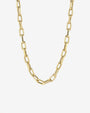 14K Gold Large Open Link Chain Necklace, photo 1