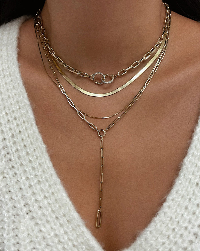 Collar de cadena espiga en oro de 14K, foto 7