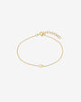 Pulsera con mini ojo turco en oro de 14K, foto 1