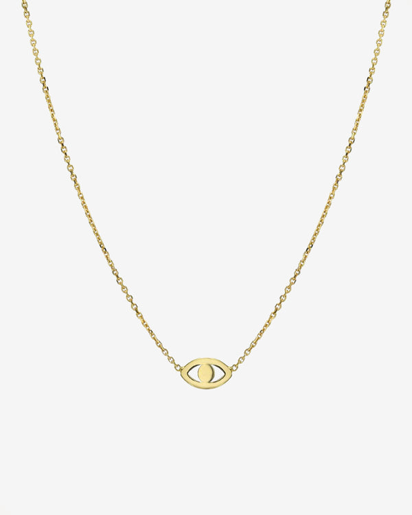 Collar de ojo turco mini para niños en oro de 14K, foto 1
