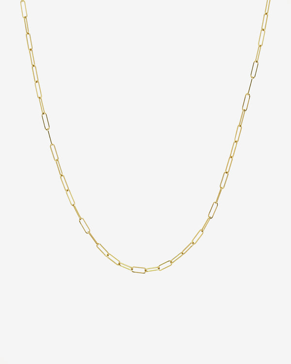 Collar de cadena de eslabón abierto en oro de 14K, foto 1