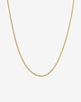 Collar de cadena de cordón en oro de 14K, foto 1