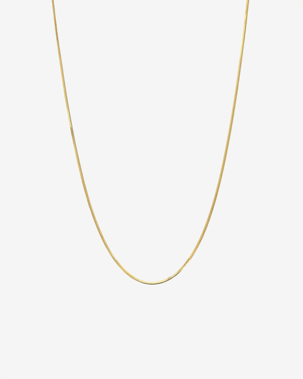 Collar de cadena de serpiente en oro de 14K, foto 1