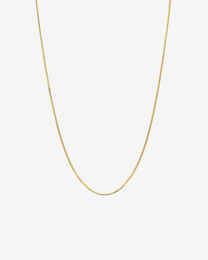 Collar de cadena de serpiente en oro de 14K, foto 1