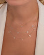 Collar de diamante grande en bisel en oro de 14K, foto 9