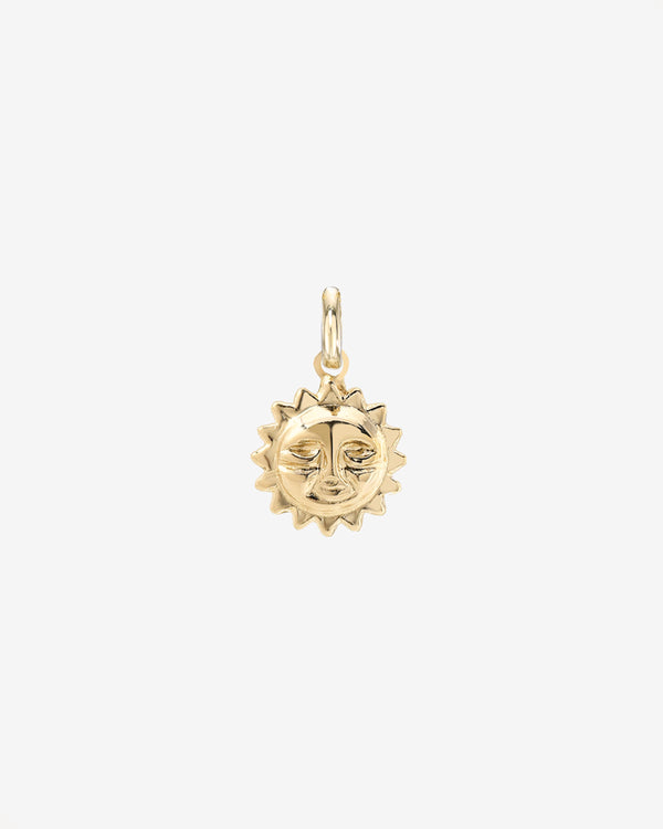Dije de sol en oro de 14K, foto 1