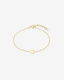 14K Gold Tiny Butterfly Bracelet, photo 1