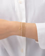 14K Gold Tiny Butterfly Bracelet, photo 4