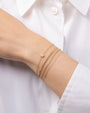 14K Gold Tiny Clover Bracelet, photo 3