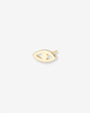 14K Gold Tiny Evil Eye Stud Earring, photo 1